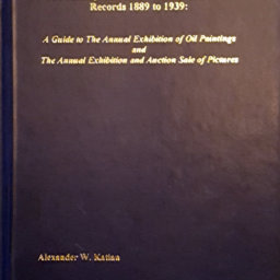 The Salmagundi Club painting exhibition records 1889 to 1939 : a guide to the annual exhibition of oil paintings and the annual exhibition and auction sale of pictures by Alexander W. Katlan Flushing NY 2008.